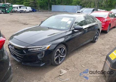 2021 Honda Accord Sport 2.0T из США, поврежденный, VIN 1HGCV2F38MA018937